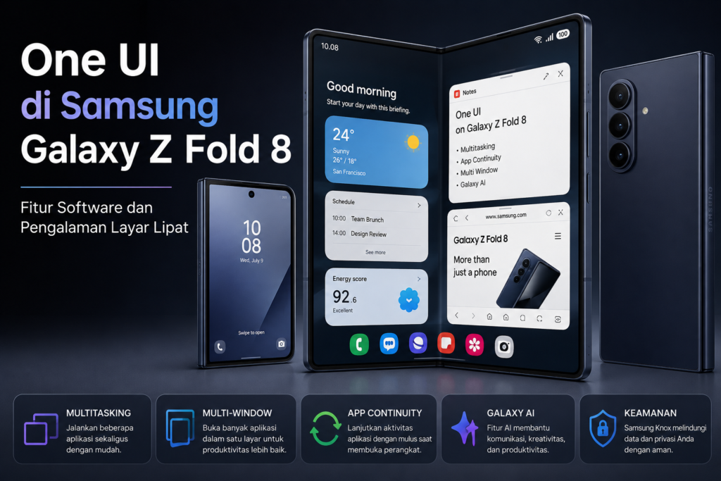 One UI di Samsung Galaxy Z Fold 8: Fitur Software dan Pengalaman Layar Lipat