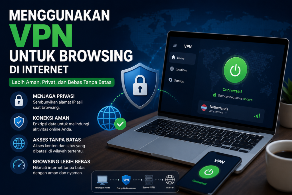Menggunakan VPN untuk Browsing di Internet: Panduan Aman dan Mudah