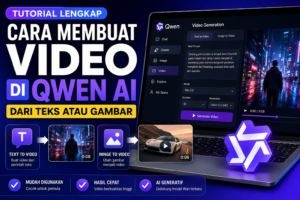 cara membuat video di Qwen AI