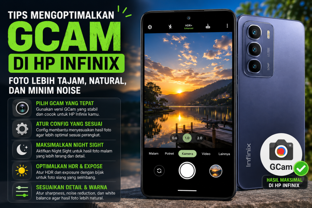 Tips Mengoptimalkan GCam di HP Infinix agar Foto Lebih Tajam dan Natural