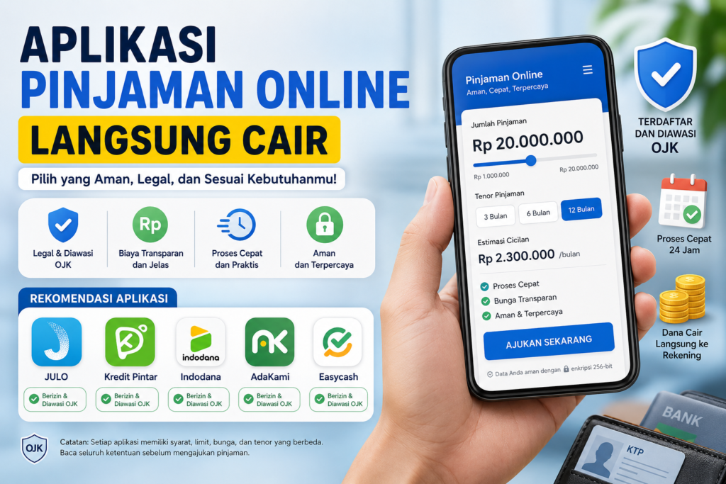 Aplikasi Pinjaman Online Langsung Cair: Rekomendasi dan Cara Memilih yang Aman