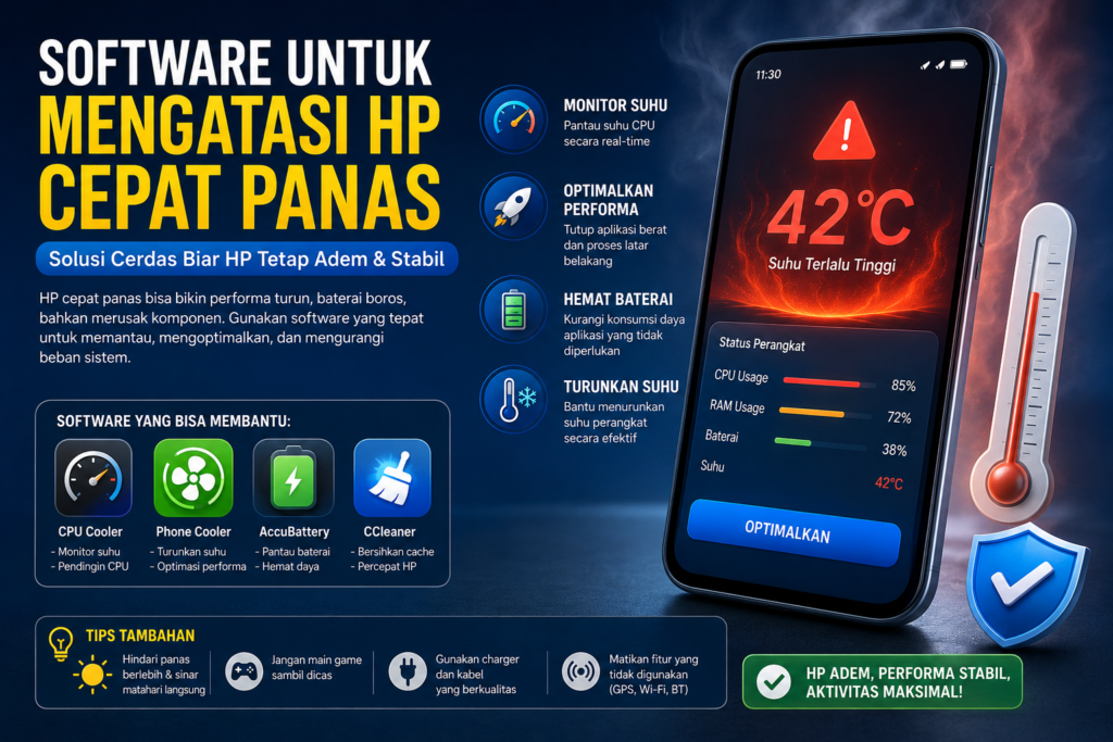 Software untuk Mengatasi HP Cepat Panas: Solusi dan Cara Mengatasinya