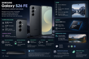 Spesifikasi Galaxy S26 FE: Bocoran Layar, Kamera, Chipset, Baterai, dan Fitur