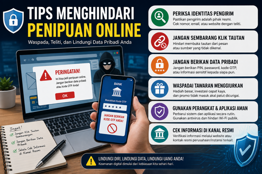 Tips Jitu Menghindari Penipuan Online untuk Pengguna Internet