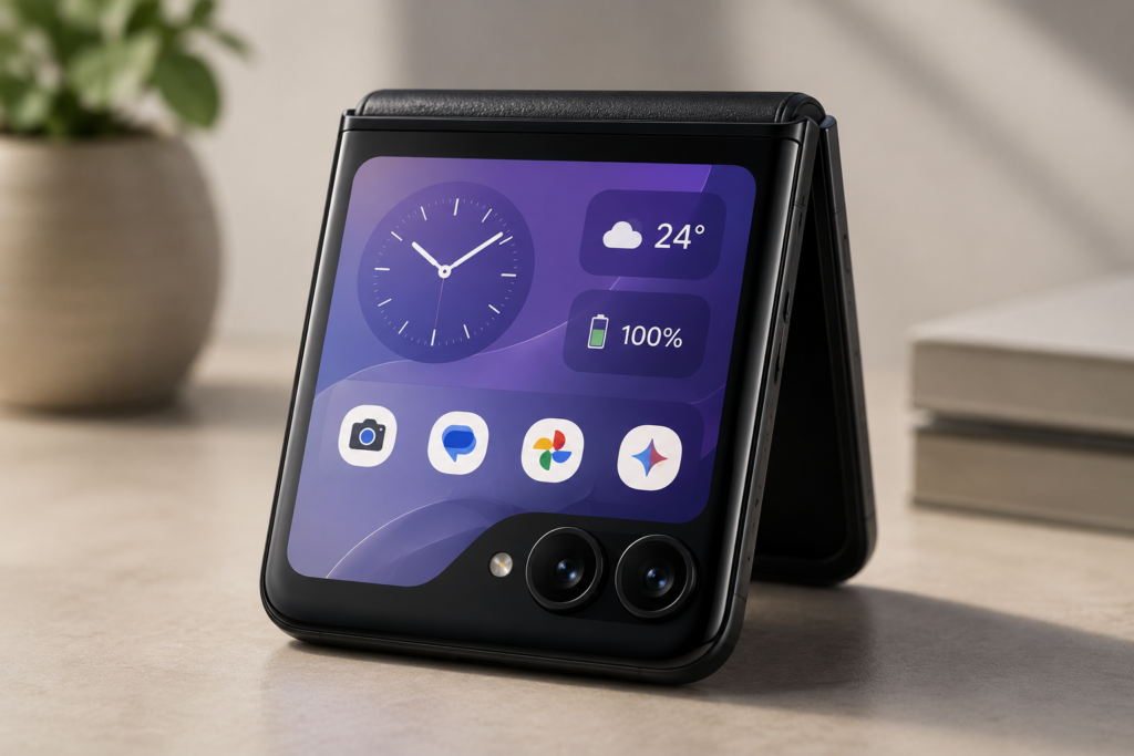 Layar eksternal membuat Razr 2026 semakin praktis