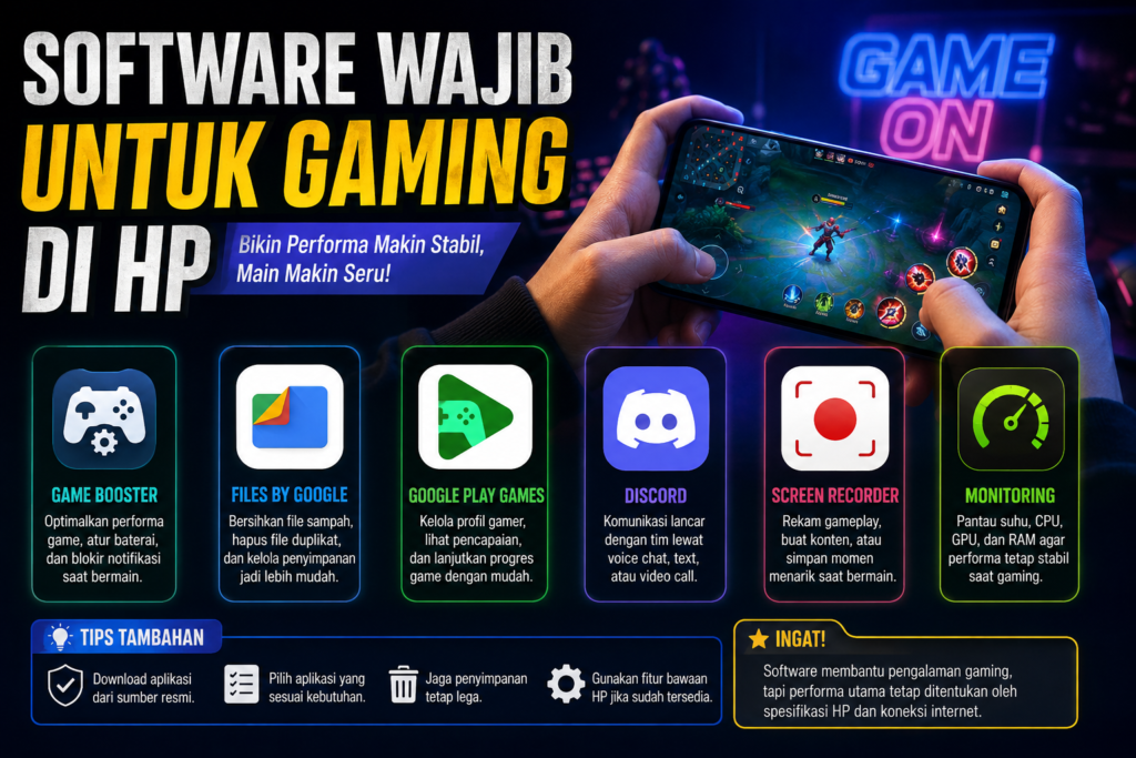 Software Wajib untuk Gaming di HP yang Bikin Pengalaman Bermain Lebih Optimal