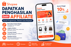 Shopee Dapatkan Penghasilan dari Affiliate