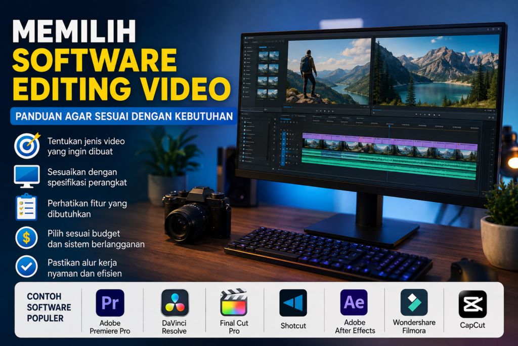 Panduan Lengkap Memilih Software Editing Video: Kriteria dan Tips untuk Pemula