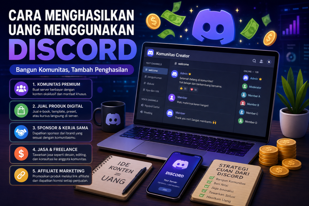 Cara Menghasilkan Uang Menggunakan Discord, Ini Cara yang Bisa Kamu Coba