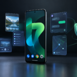 Ilustrasi fitur Android 17 pada smartphone